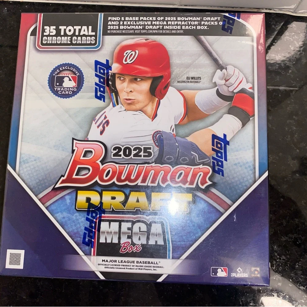 🏟️2025 Topps - Bowman MLB Draft Baseball Trading Card Mega Box⚾️ - Picture 4 of 15
